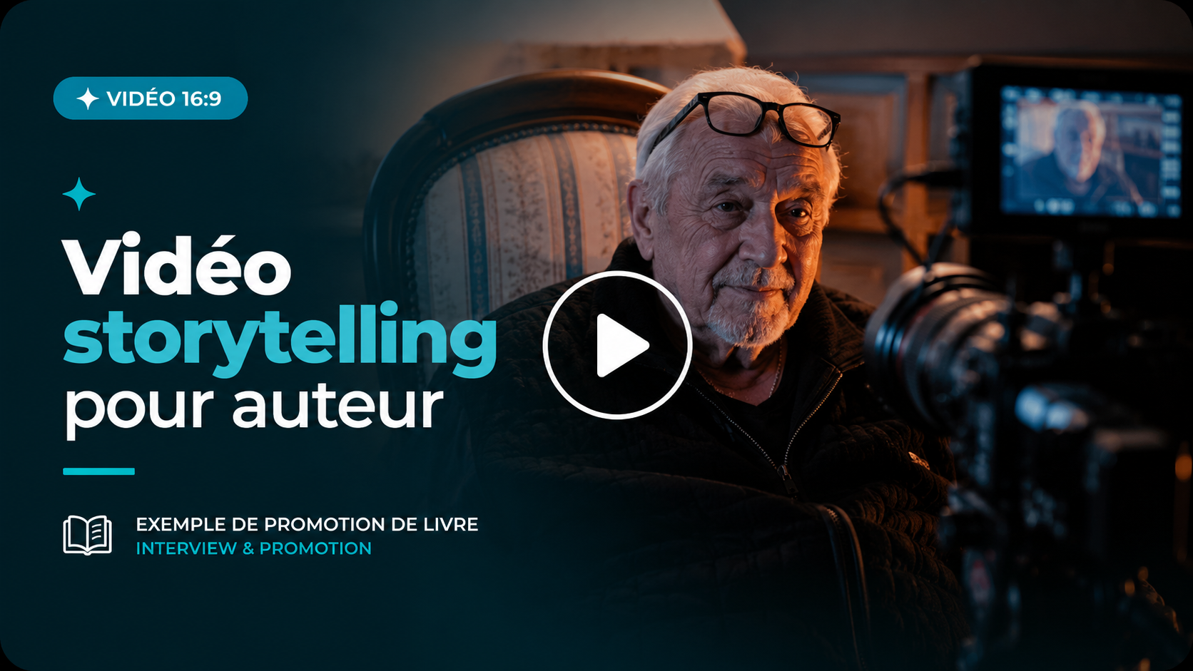 Vidéo storytelling pour la promotion d’un livre